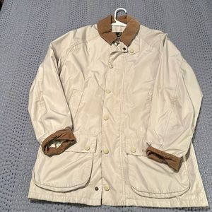 MENS MEDIUM BARBOUR WINDBREAKER RAINCOAT - FIXER UPPER!